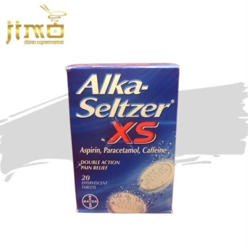 قرص Alka Seltzer XS - 20 برای تسکین سریع دردهای عمومی - از گلودرد و دندان درد گرفته تا دردهای روماتیسمی و عضلانی - ایده آل است.
